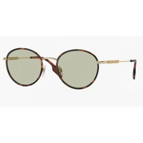 Burberry BE3148D 1109 2 Light Havana Light Green 51 mm Women`s Sunglasses