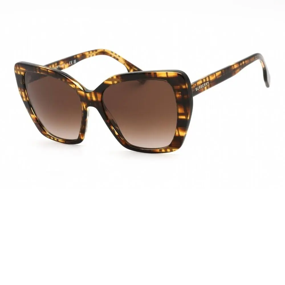 Burberry Checkered Brown Cat Eye Sunglasses