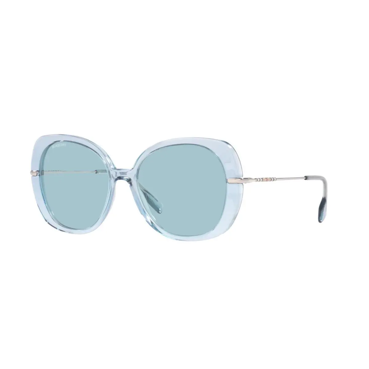 Burberry Eugenie BE 4374 Light Blue/light Blue 4023/80 Sunglasses - Frame: Light Blue, Lens: Light Blue