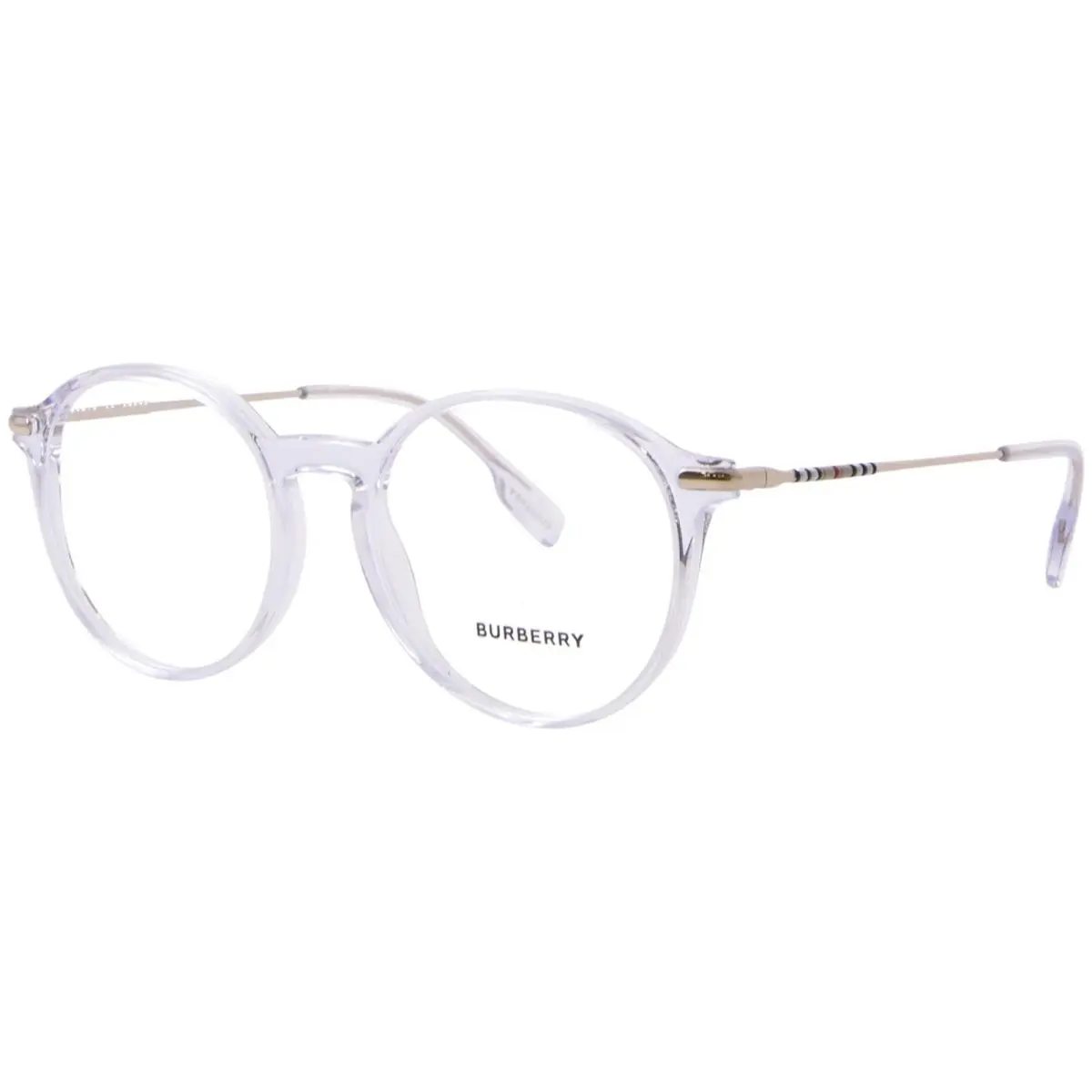 Burberry Alisson BE2365 3024 Eyeglasses Women`s Transparent Crystal Fullrim 51mm