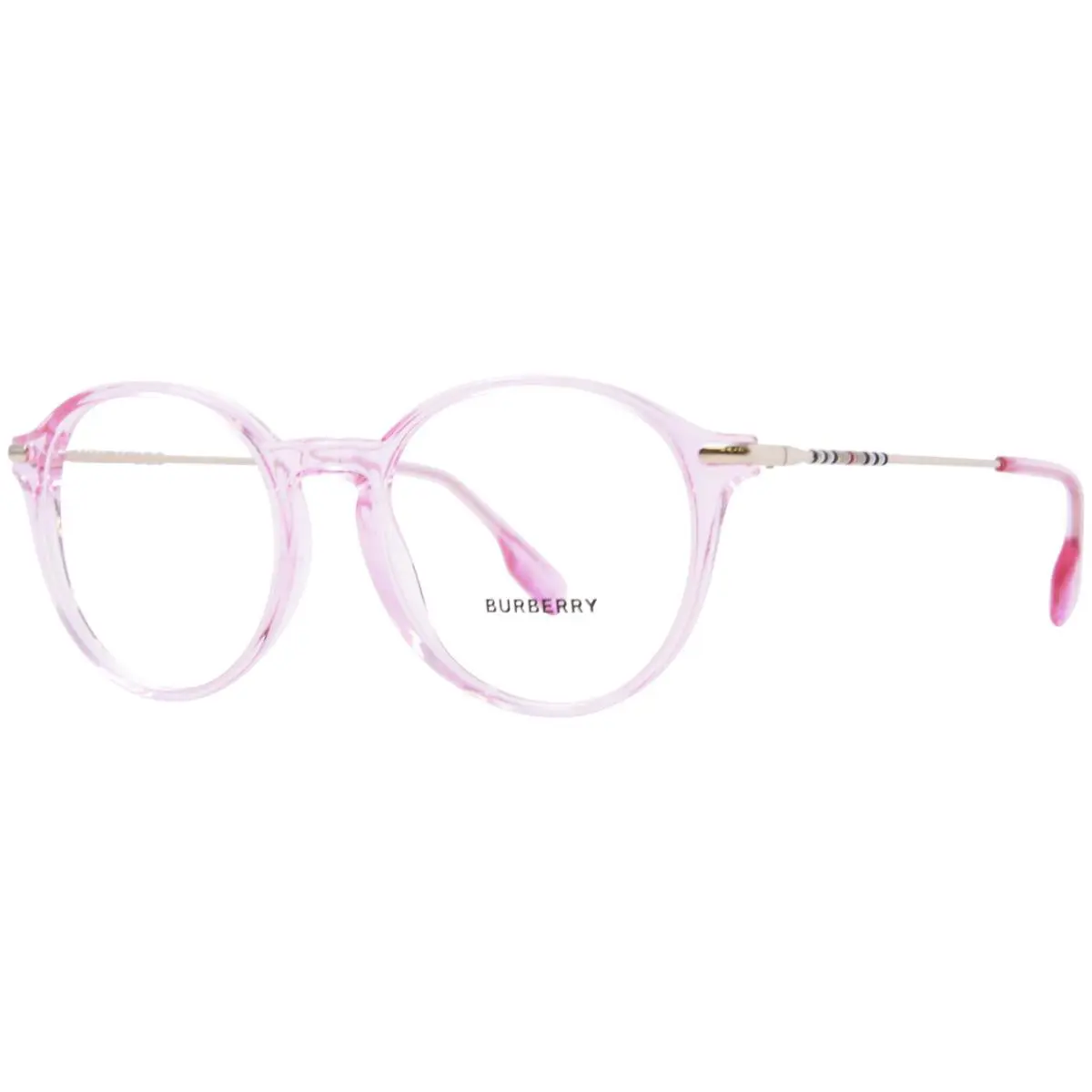 Burberry Alisson BE2365 4024 Eyeglasses Women`s Pink Full Rim Round Shape 51mm