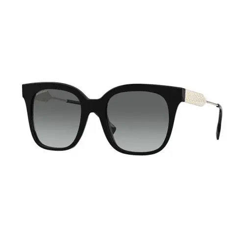 Burberry BE4328 Evelyn 300111 Black/gray Gradient Lens 52mm Sunglasses - Frame: Black, Lens: Gray