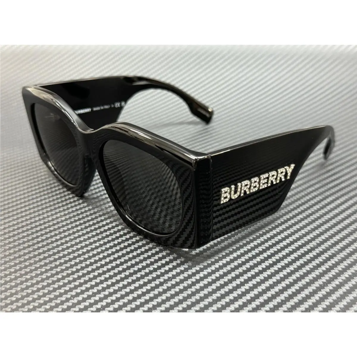 Burberry BE4388U 300187 Black Grey Women`s 55 mm Sunglasses