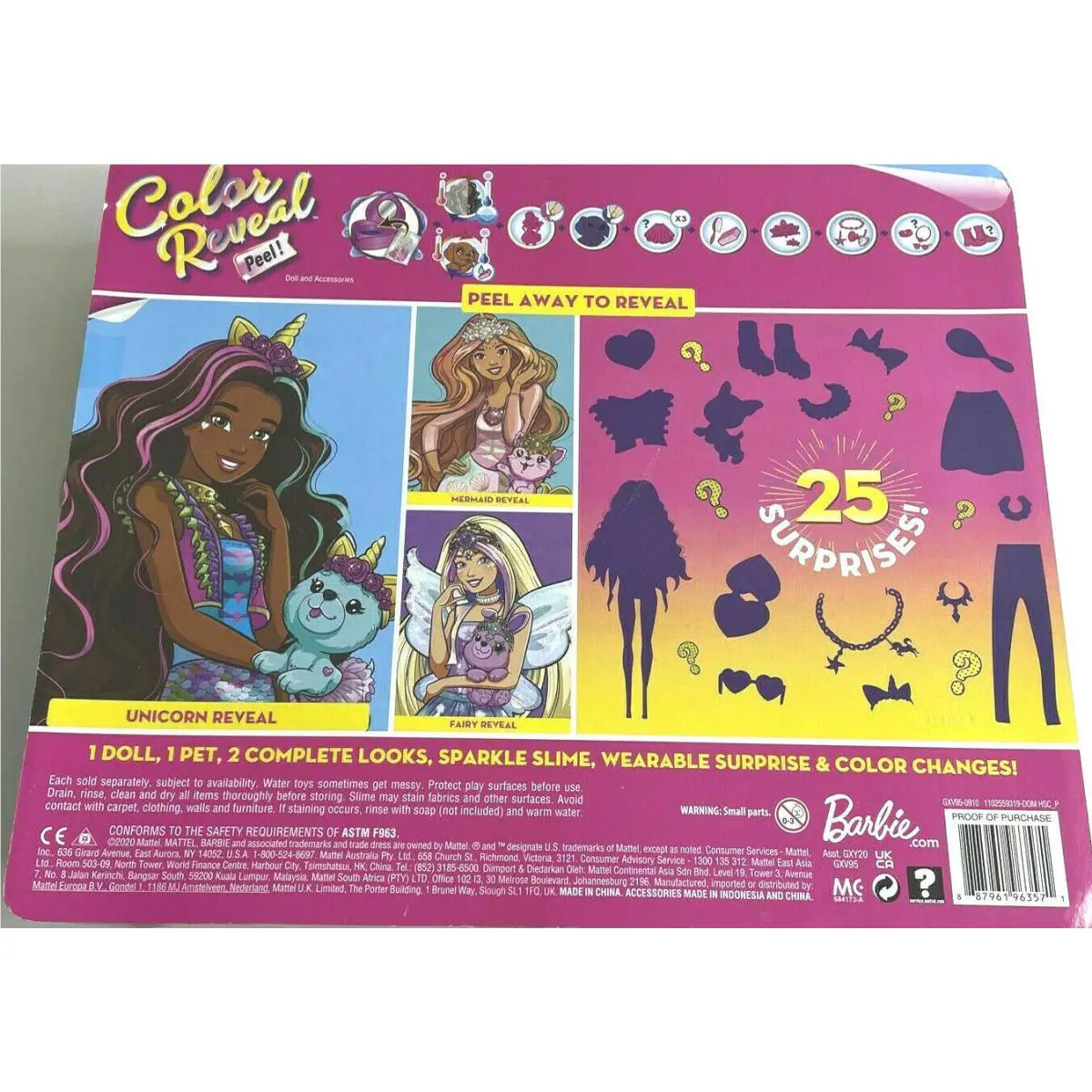 Barbie toy Varies Item - Doll Hair: Varies by Set, Doll Eye: Varies by Set