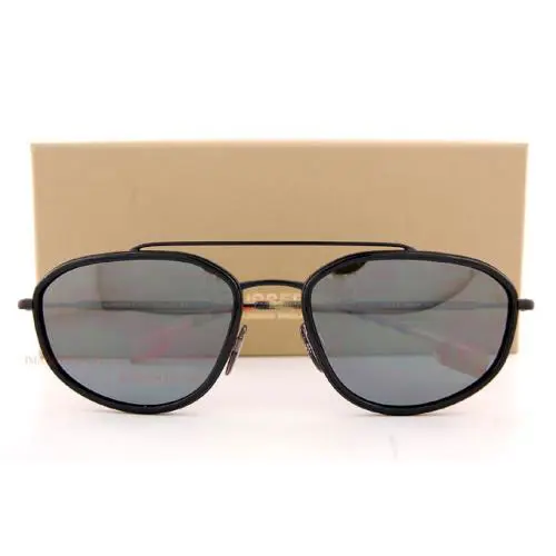 Burberry Sunglasses BE 3106 10076G Black/grey Mirror For Men