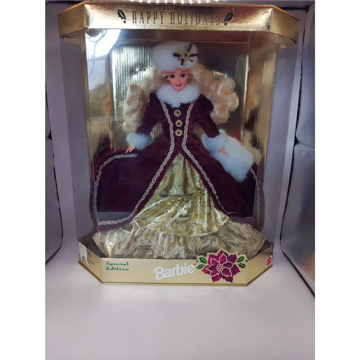 Vintage 1996 Mattel Happy Holidays Special Edition Barbie Doll 15646