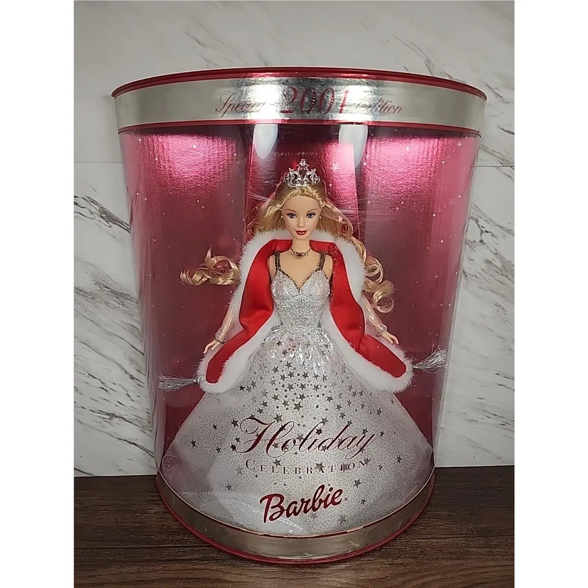 Mattel Barbie Doll Holiday Celebration 2001 Special Edition Nrfb 50304 Collector