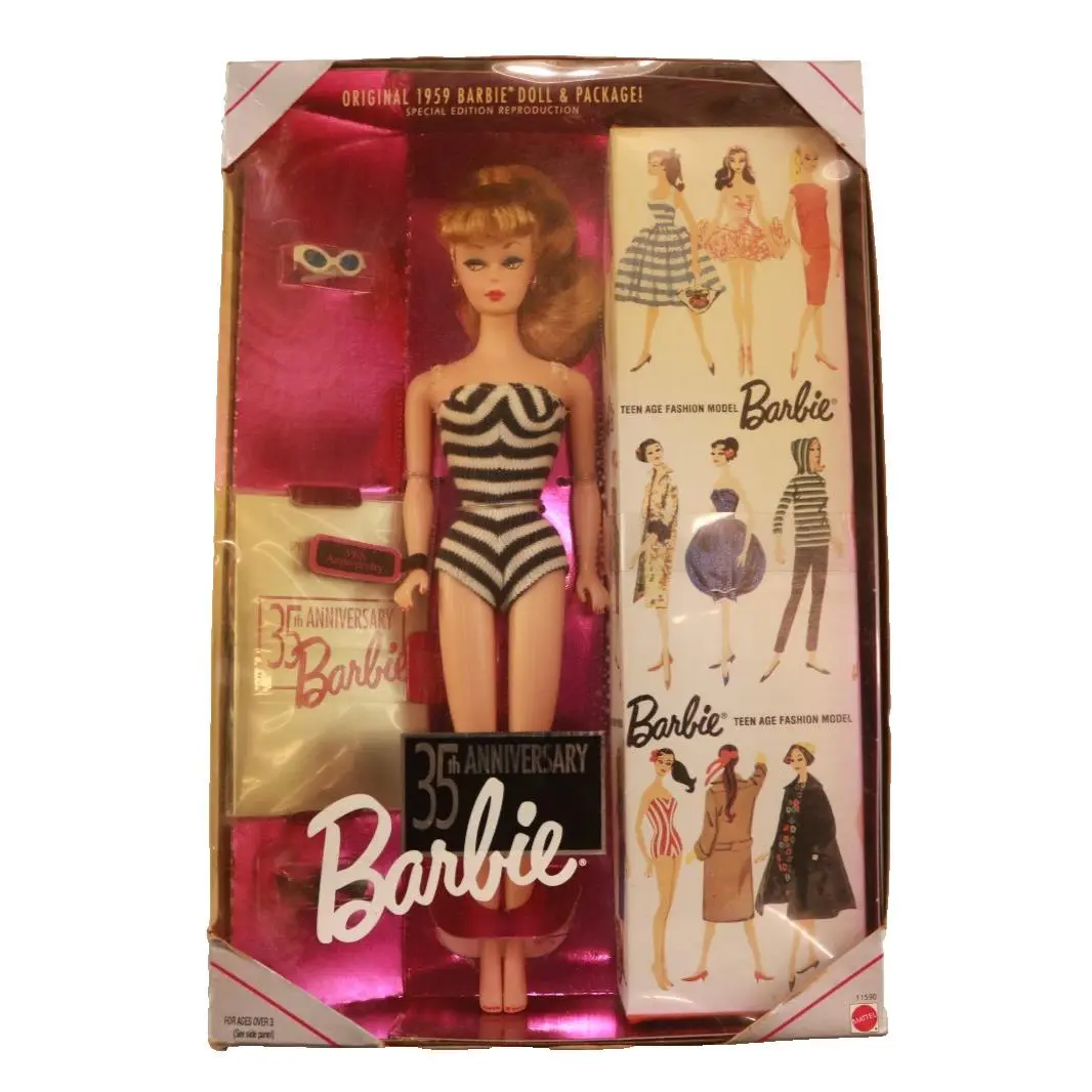 Vintage 1993 Mattel 35th Anniversary Barbie Doll 1959 Special Edition 11590