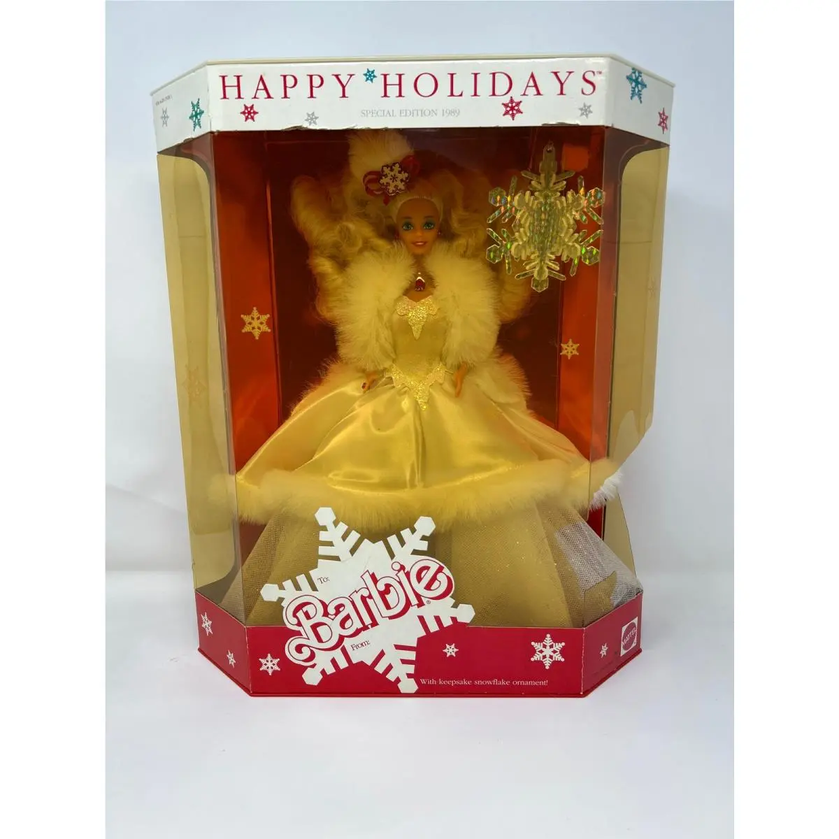 Barbie Holiday Christmas 1989 Happy Holiday Barbie