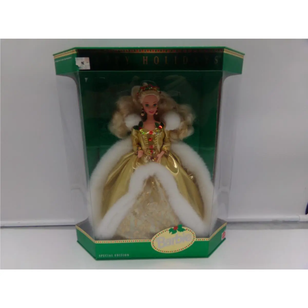 Mattel 12155 Happy Holidays Barbie Special Edition 1994 Misprint Vintage -rare