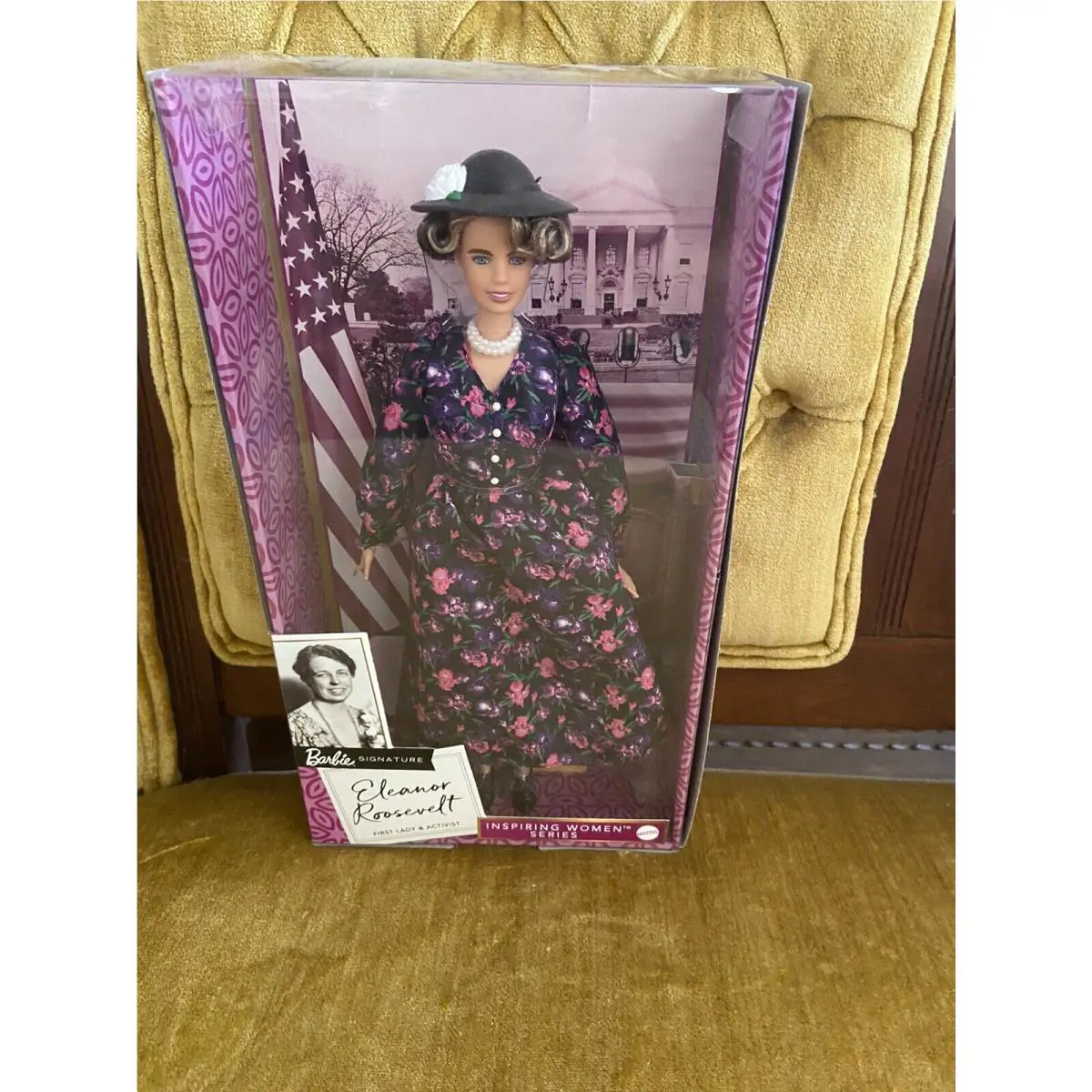 2020 Barbie Eleanor Roosevelt Inspiring Women Doll Mattel GTJ79