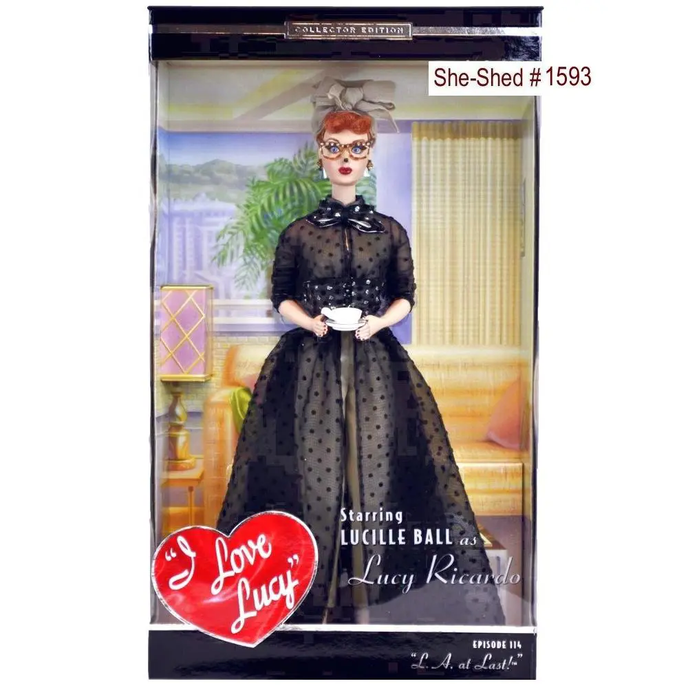 Barbie I Love Lucy L.a. at Last 2003 Barbie Doll B1078 Mattel Vgc