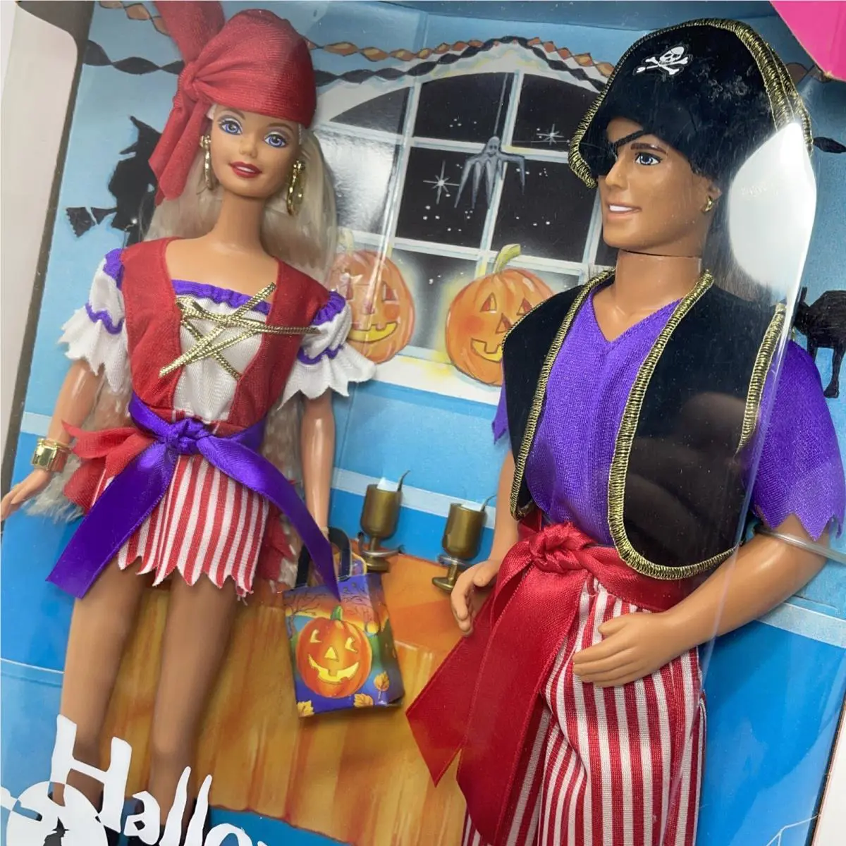 Halloween Party Barbie Ken Doll Target Exclusive Mattel 19874 Vtg 1998
