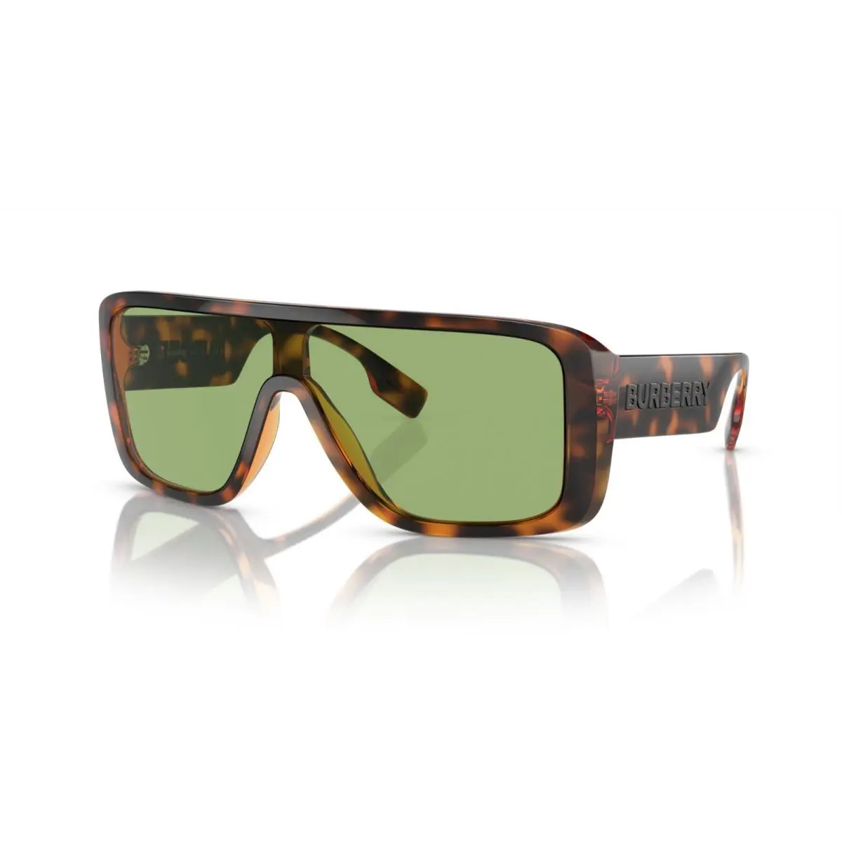 Burberry BE 4401U Dark Havana/green 3002/2 Sunglasses