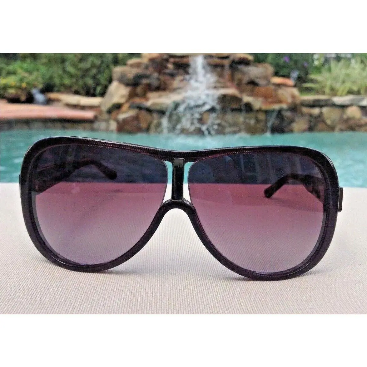 Burberry Womens Shield Sunglasses Dark Purple B 4093 3224/8H 135 Temple NW