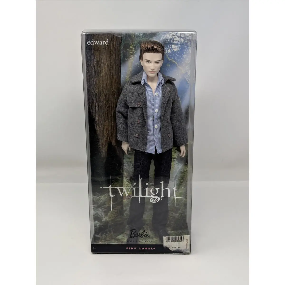Mattel Barbie Pink Label Twilight Edward Doll Read