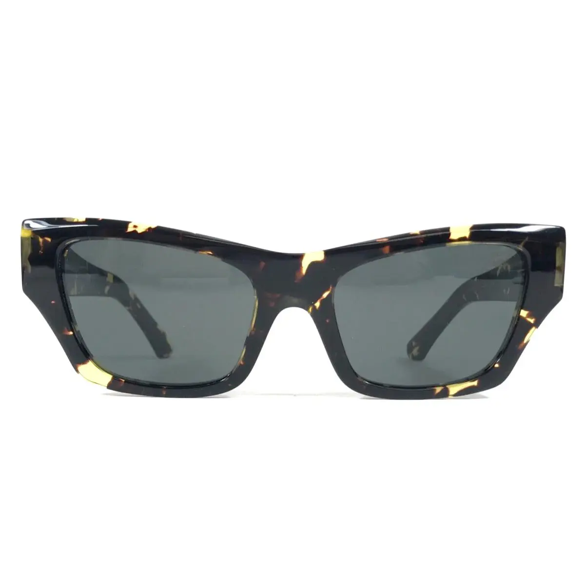Burberry Sunglasses B4441-U 4106/87 Yellow Havana Cat Eye with Dark Grey Lenses