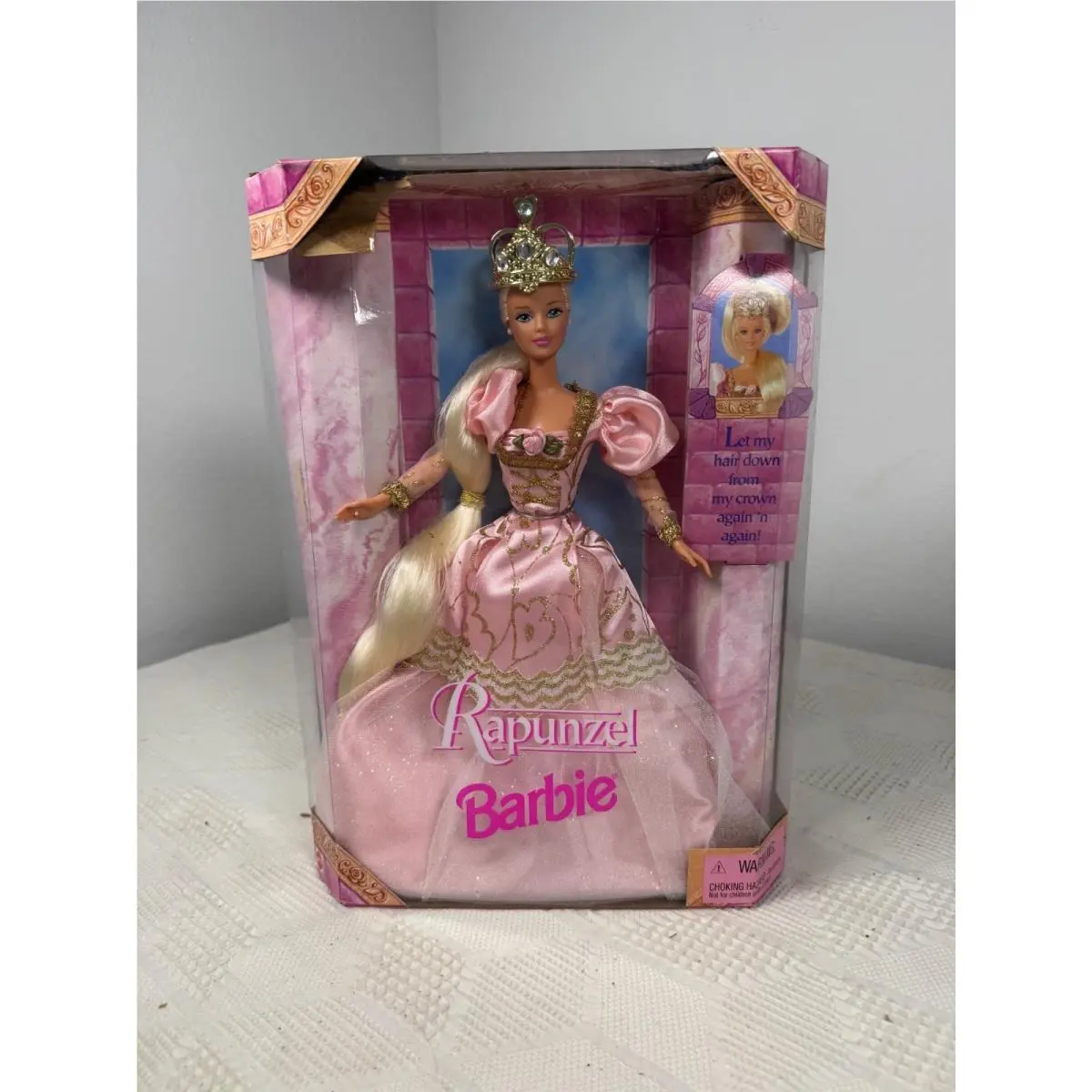 Rapunzel Barbie - Jewel Crown Long Blond Hair 1997 Mattel 17646 - Nrfb