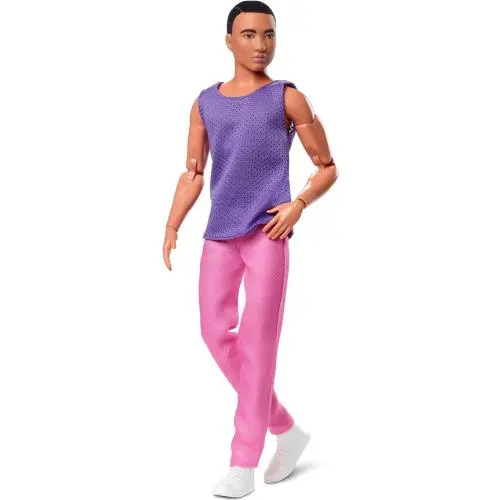 Barbie Signature Looks Ken Doll Model 17 Asian Brandon Brunette Posable HJW84