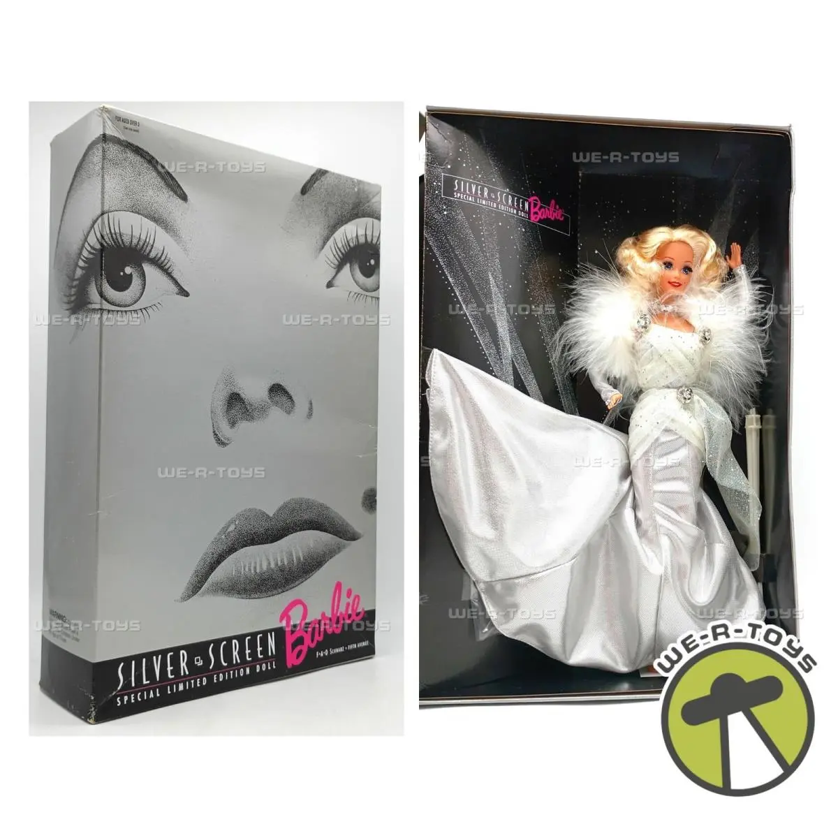 Silver Screen Barbie Doll F.a.o. Schwarz Exclusive Blonde Mattel 1993 11652