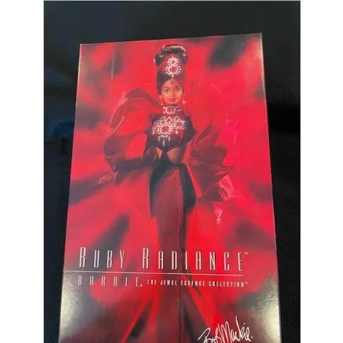 Ruby Radiance Barbie Bob Mackie`s 1997 Jewel Essencecollection 15520 Nrfb Mattel