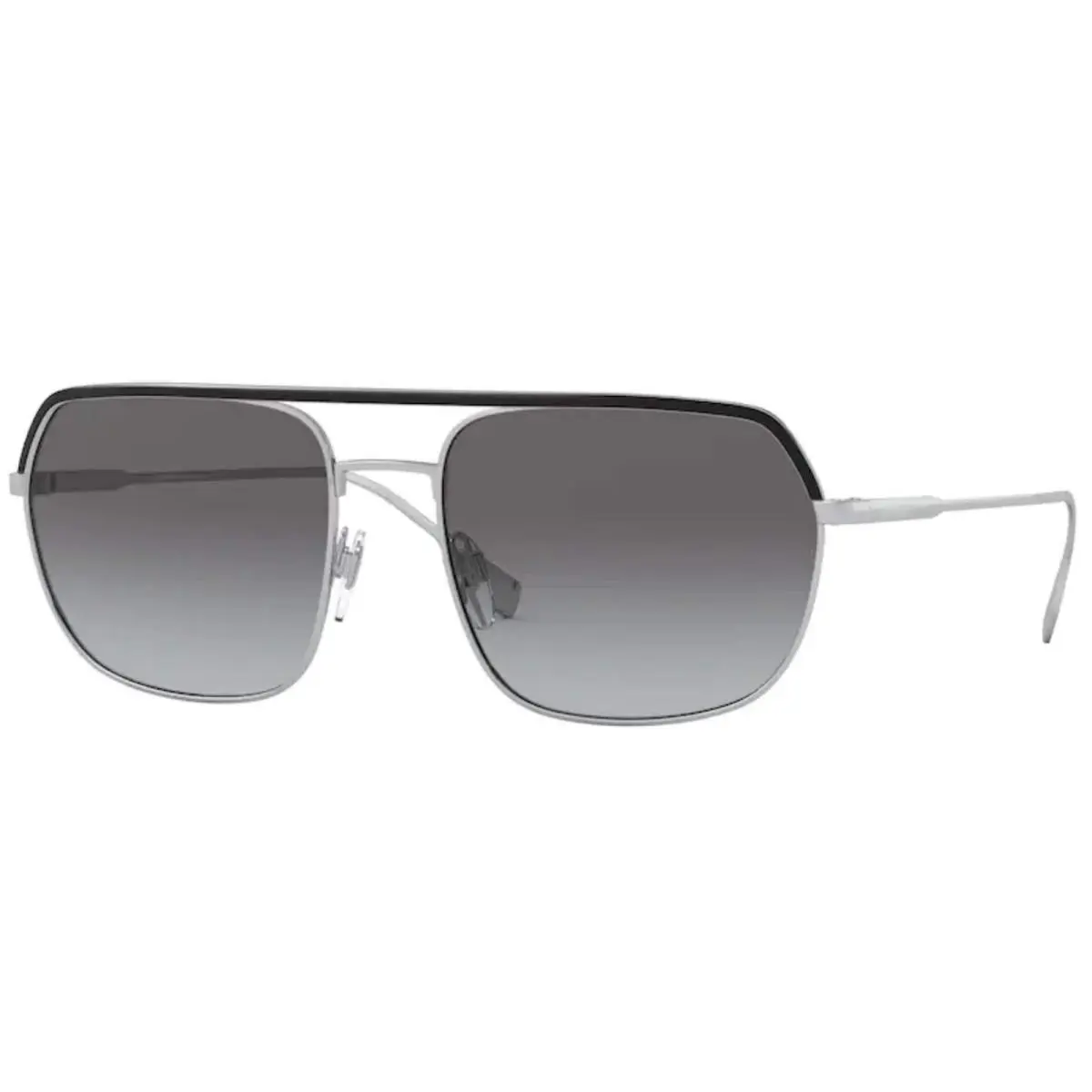 Burberry Holborn Sunglasses BE3117 10058G Silver Black / Grey Gradient Lens