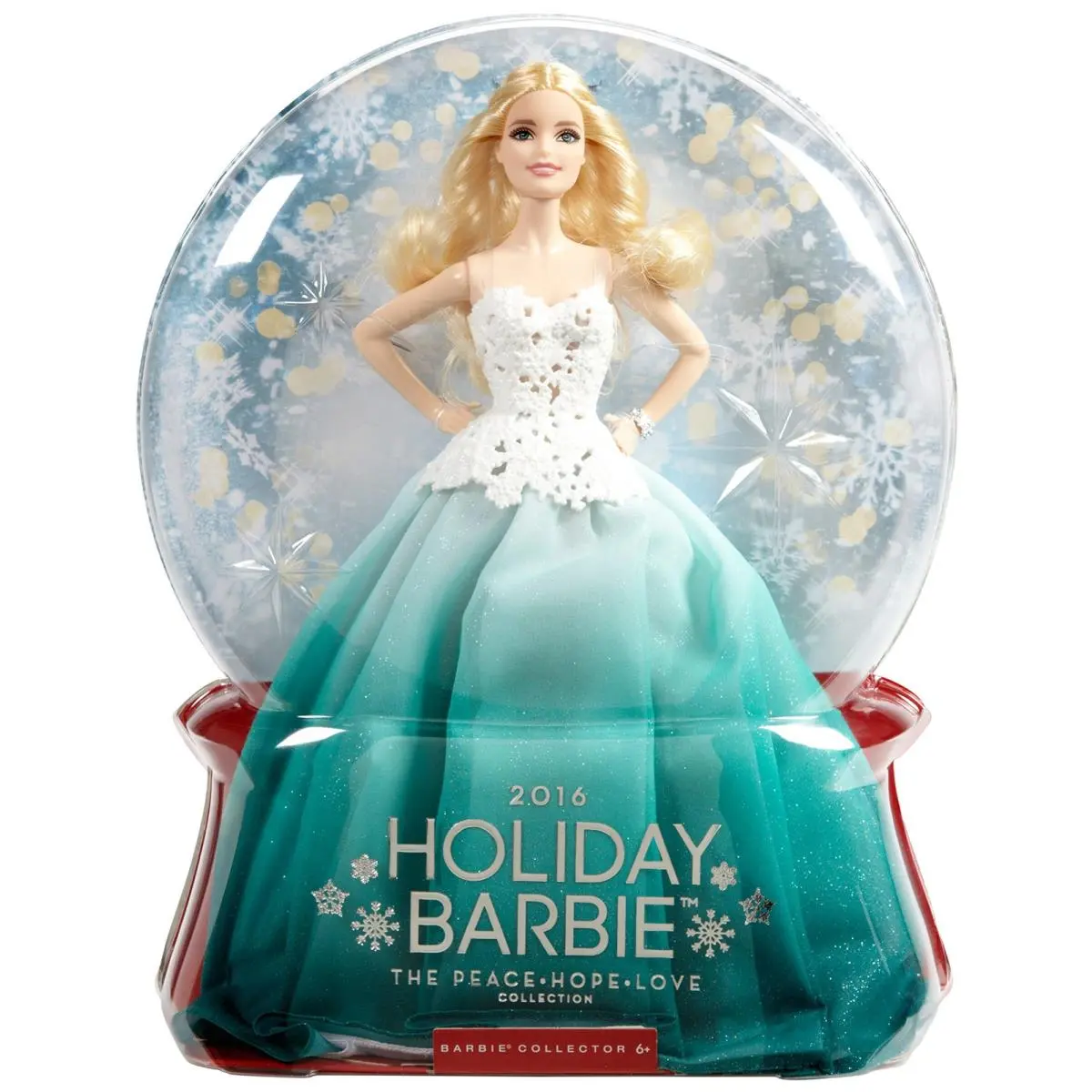Barbie Holiday 2016 Teal Dress Doll