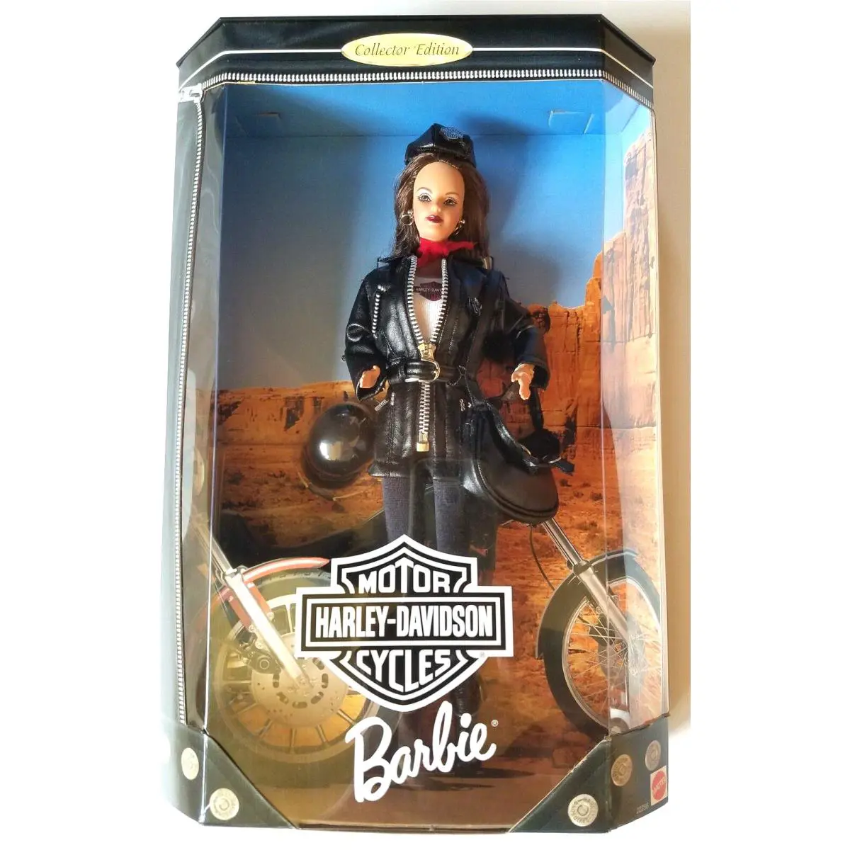 Biker Barbie Harley Davidson Motor Cycles Barbie 1998 Collector Edition