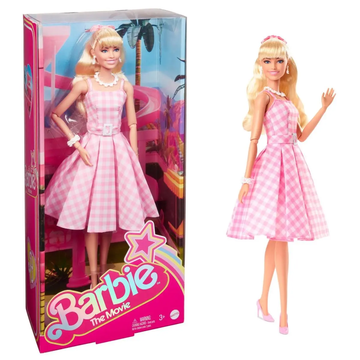 Barbie The Movie Doll Margot Robbie as Collectible Doll Medium Multicolor