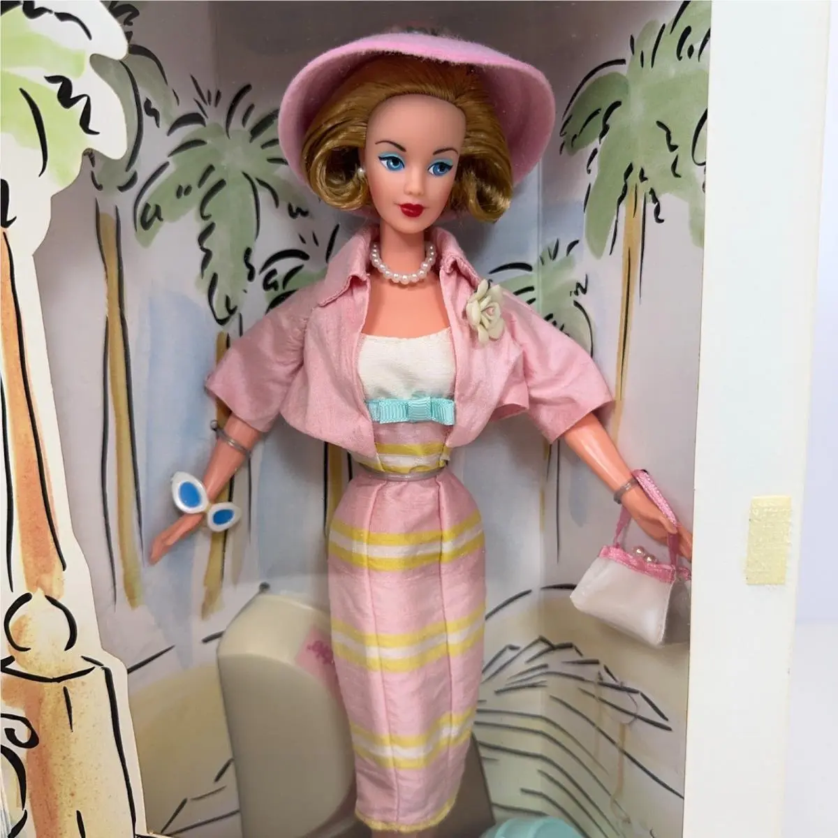 Mattel 1995 Summer Sophisticate Barbie Doll Pink Outfit Limited Edition Nrfb