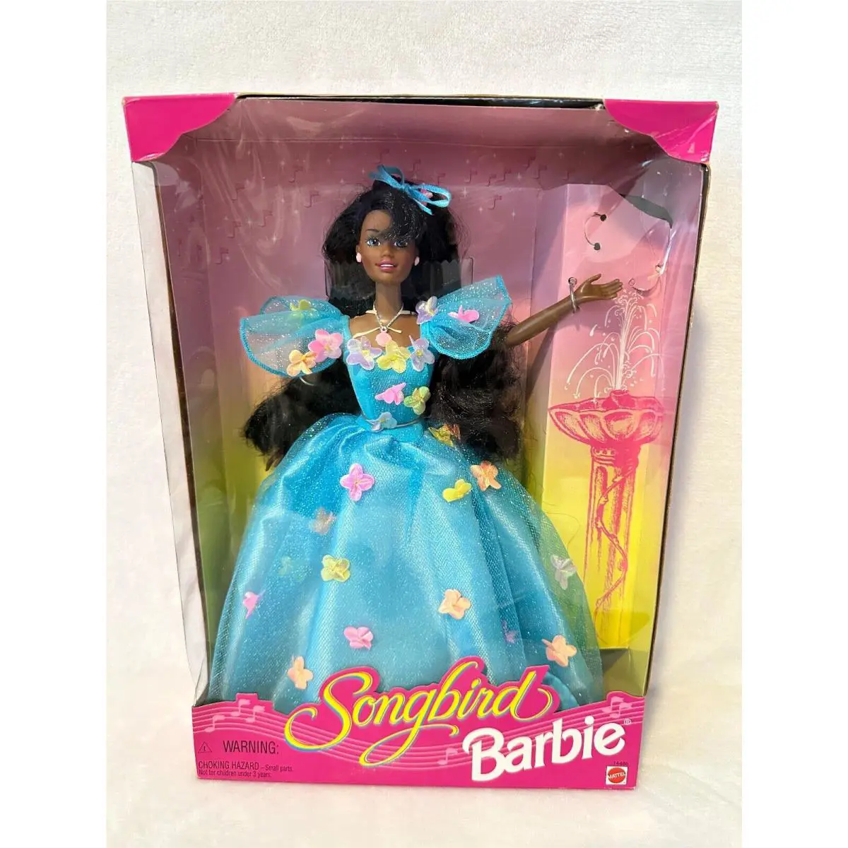 1995 Mattel Songbird Barbie African American 14486 Nrfb