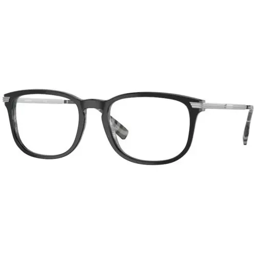 Burberry Eyeglasses BE2369 3829 56mm Top Black on Charcoal Check / Demo Lens