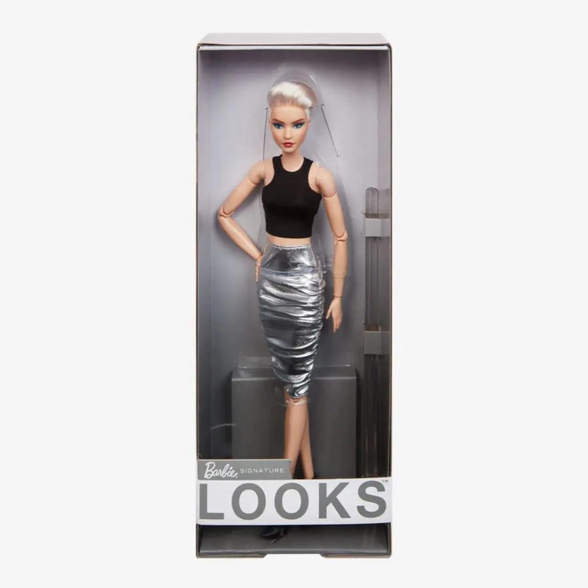 Barbie Signature Looks 08 Wave 2 Doll Andra Face Short Hair 2021 HCB78
