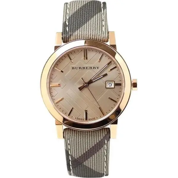Burberry BU9040 The City Rose Gold Tone 38 mm Unisex Watch