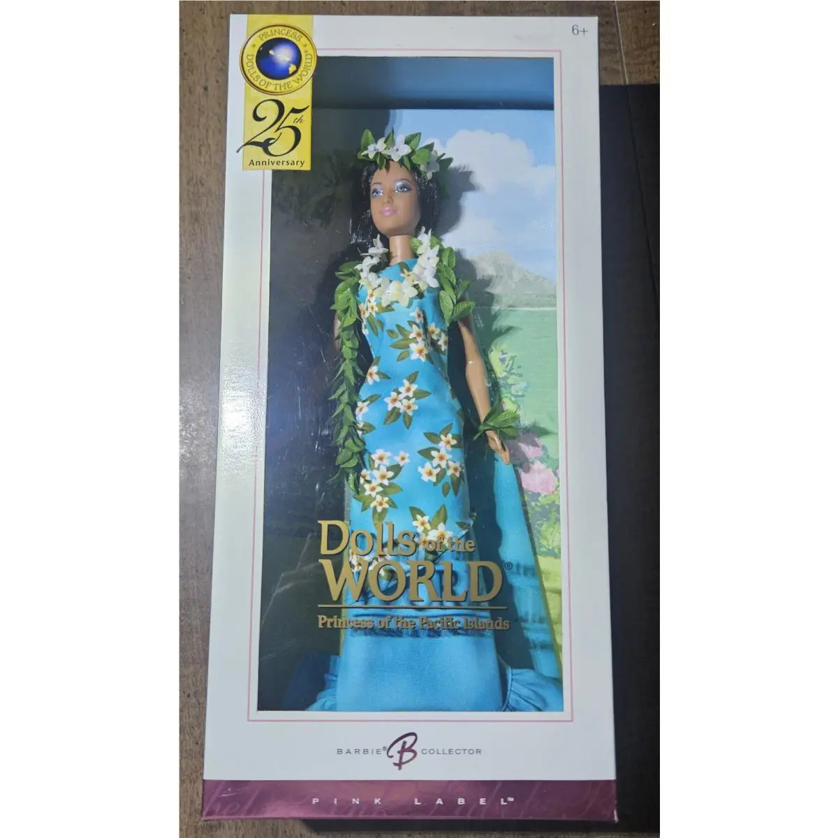 Barbie 25th Dolls of The World Princess OF The Pacific Islands Pink Label Nrfb