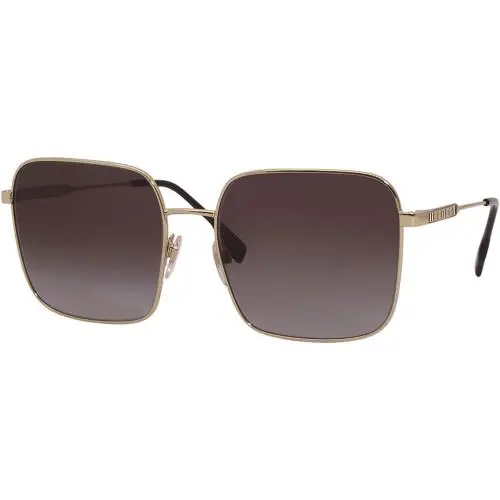 Burberry Jude BE3119 11098G Sunglasses 58mm Gold / Grey Gradient Lens