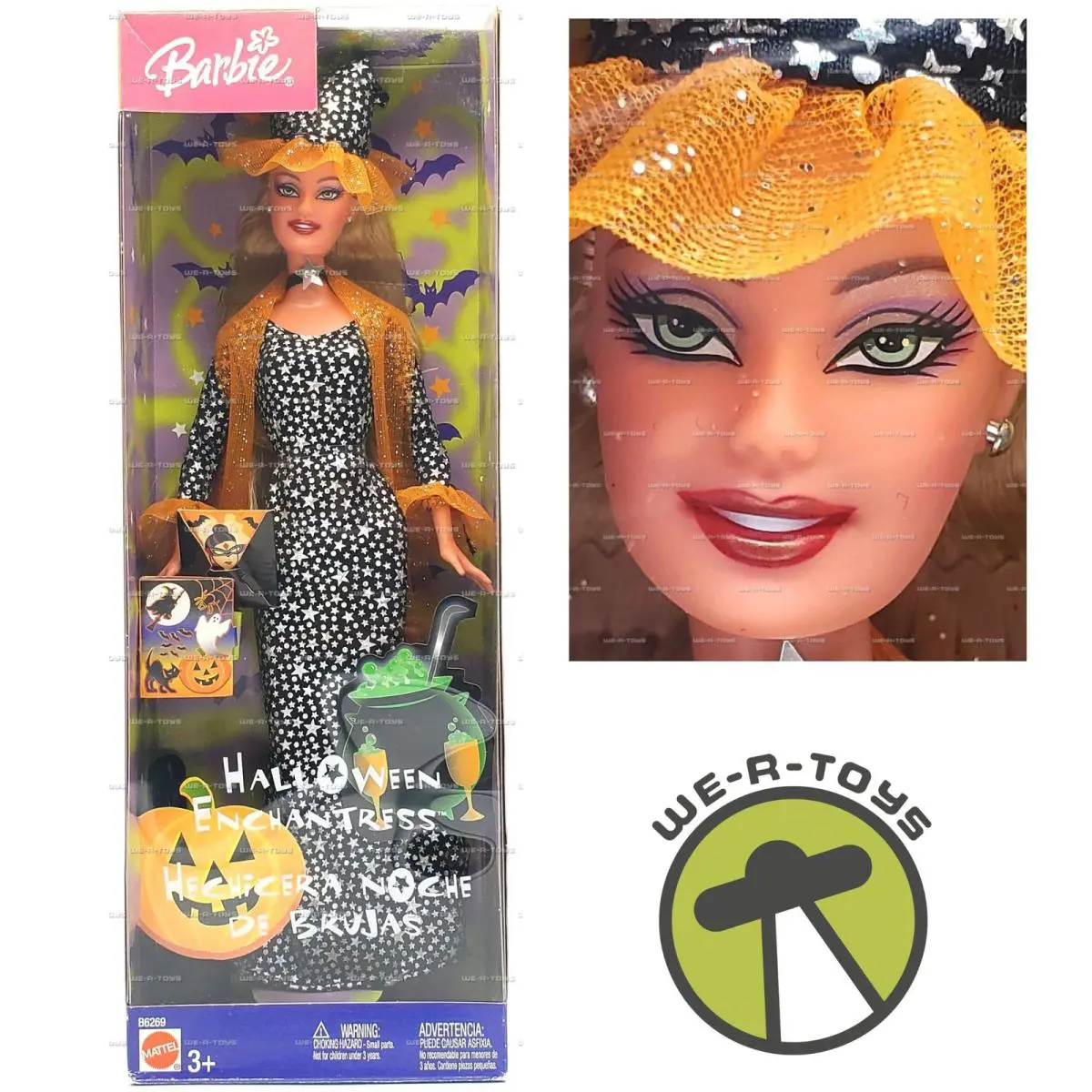 Halloween Enchantress Barbie Doll 2003 Mattel B6269