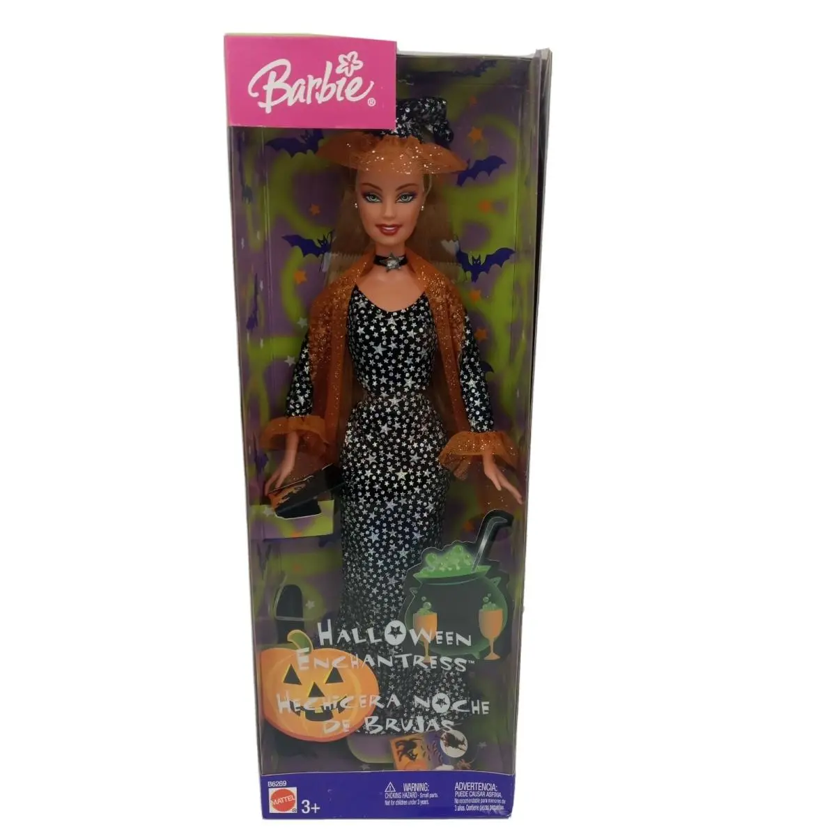 Barbie Halloween Enchantress Vintage Collectable Doll 2003 Mattel B6269