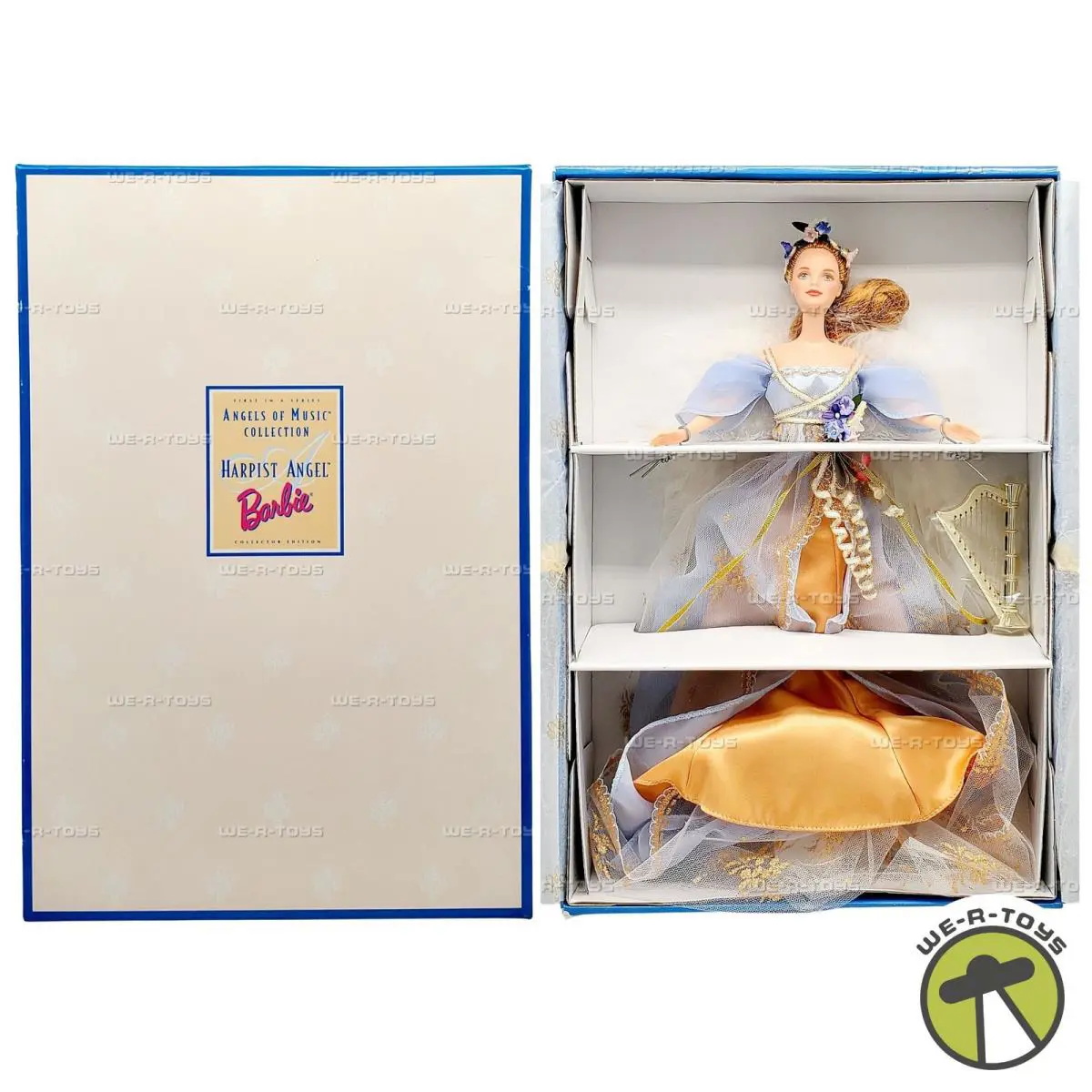 Harpist Angel Barbie Angels of Music Collection Doll 1997 Mattel 18894