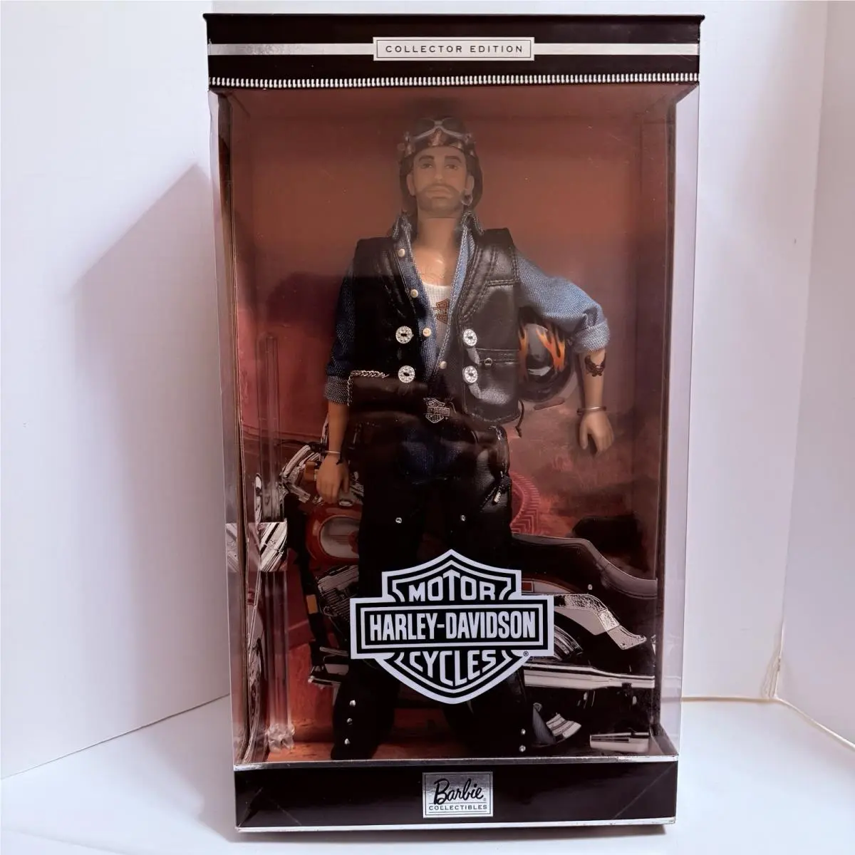 Barbie Collector Edition 1999 Harley Davidson Ken Doll W/helmet 25638 - Nrfb