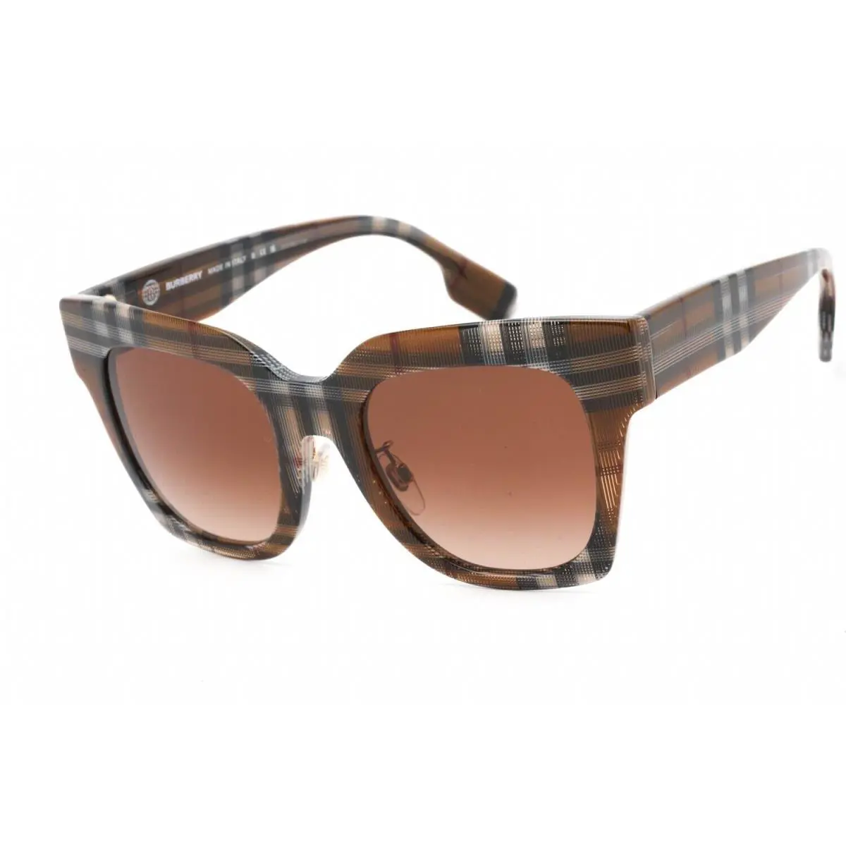 Burberry Kitty BE 4364 F 396713 Check Brown / Brown Gradient Sunglasses 51mm