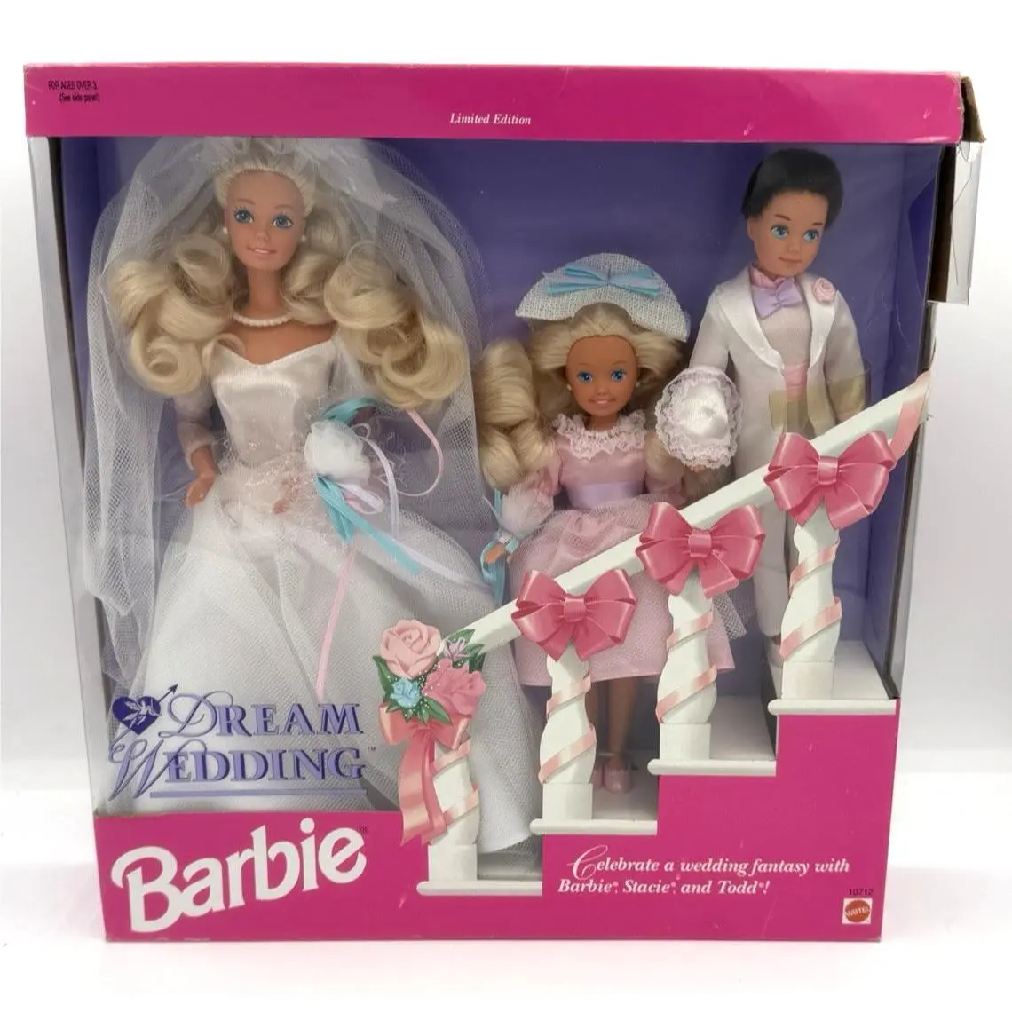 Barbie Dream Wedding Gift Set with Barbie Stacie Todd Dolls 1993 Mattel