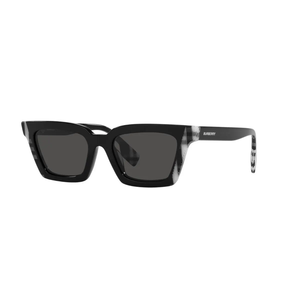 Burberry Briar BE 4392U Black White/dark Grey 4051/87 Sunglasses