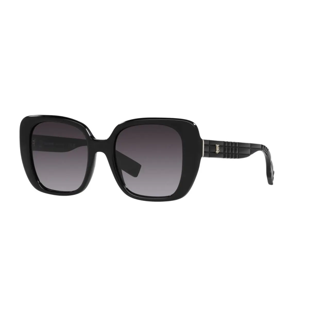 Burberry Helena BE 4371 Black/grey Shaded 3001/8G Sunglasses - Frame: Black, Lens: Grey Shaded