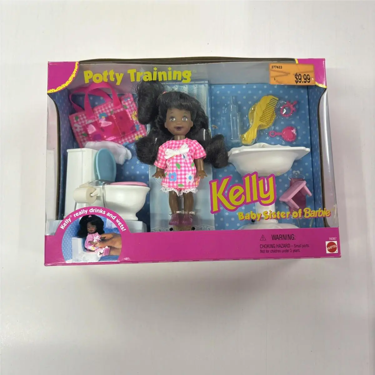 Potty Training Kelly African American 1996 Nrfb Baby Sister Of Barbie 16067