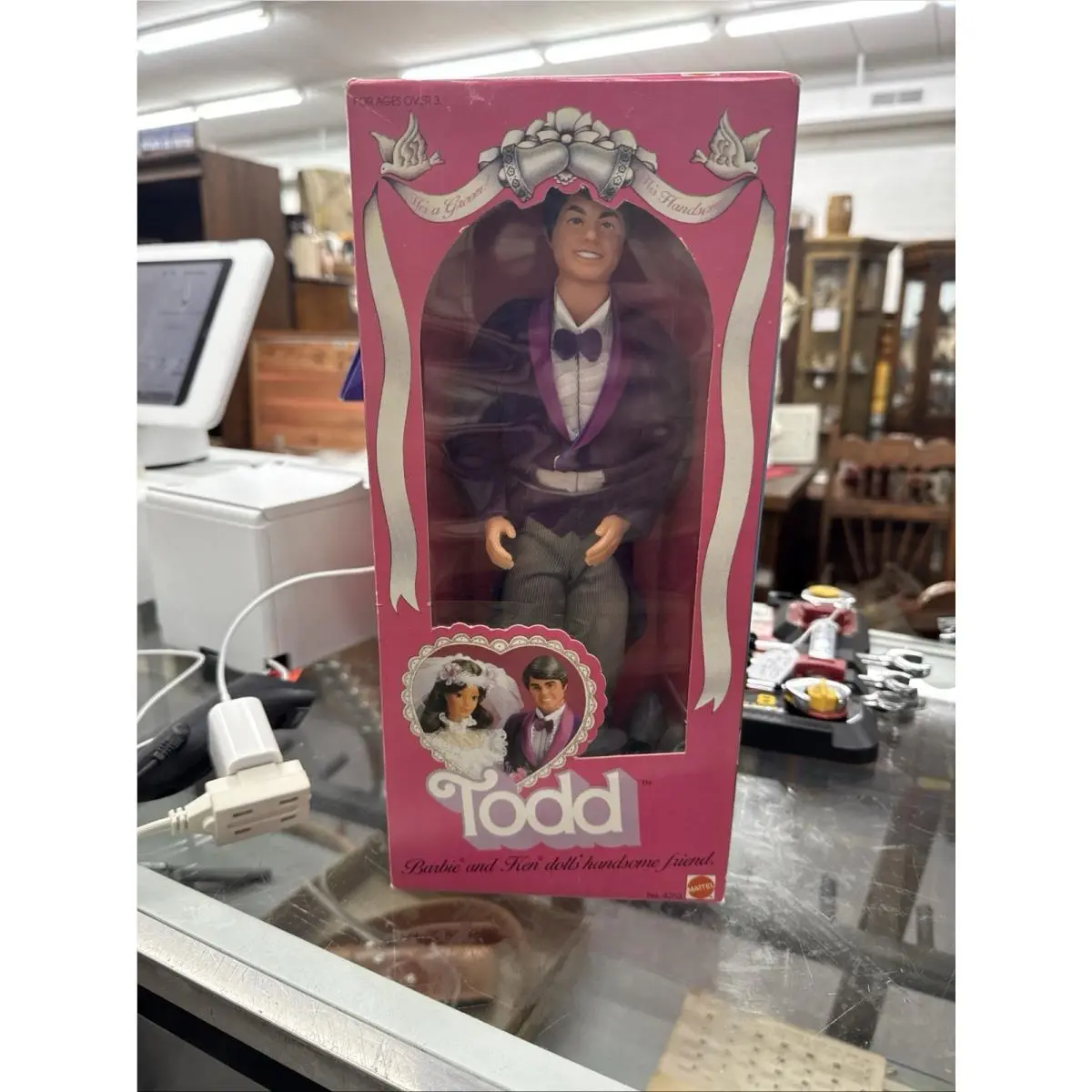Vintage 1982 Mattel Todd Doll Barbie and Ken`s Handsome Friend 4253 Nrfb