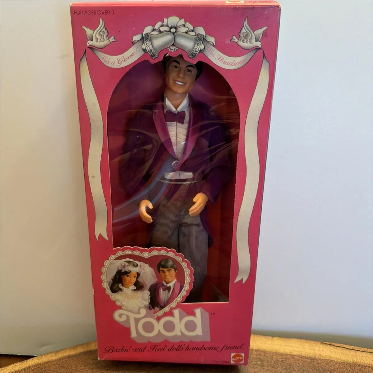 Vintage 1982 Mattel Todd Doll Barbie and Ken`s Handsome Friend 4253 Nrfb