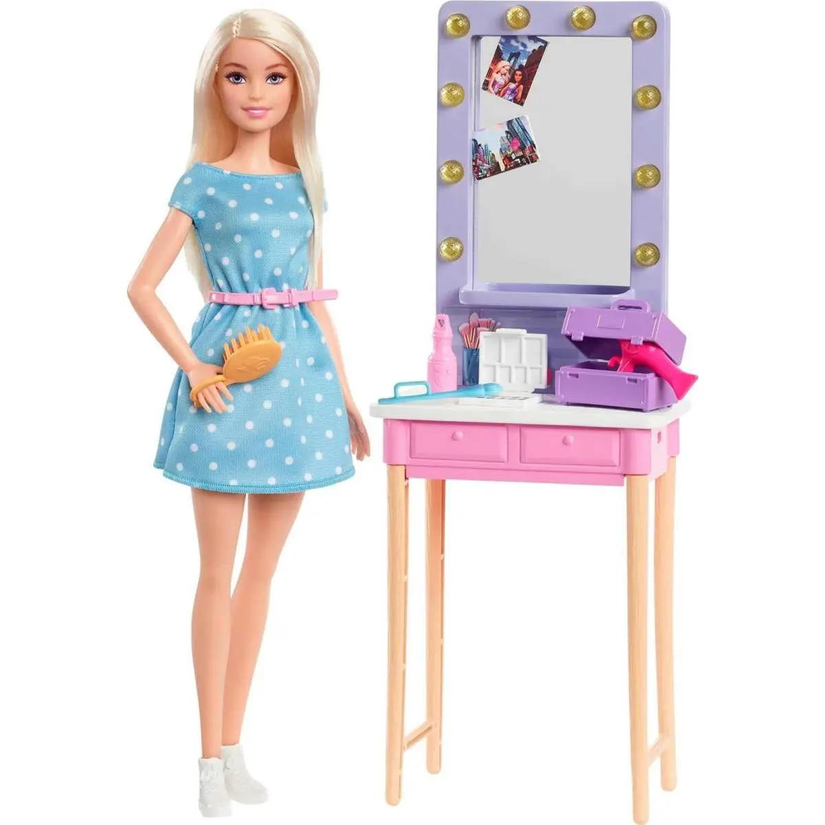 Barbie Big City Dreams Malibu” Roberts Doll 11.5-in Standard White