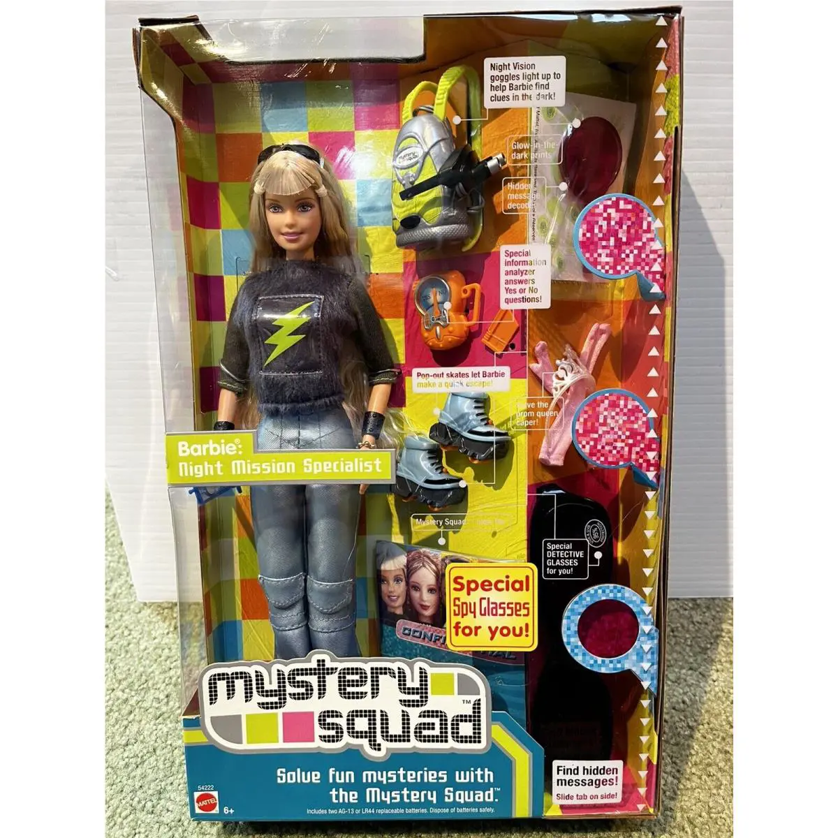 2002 Barbie Mystery Squad Barbie Doll 55536 Mattel In 13 Box