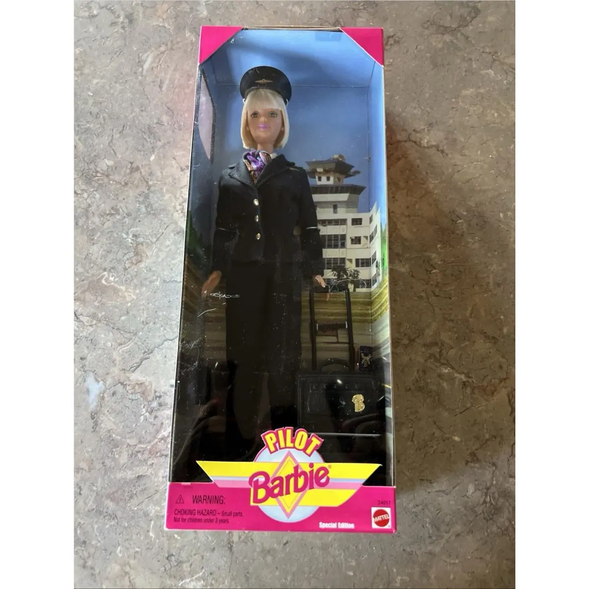 Vintage 1999 Pilot Barbie Doll Airline Airport Outfit